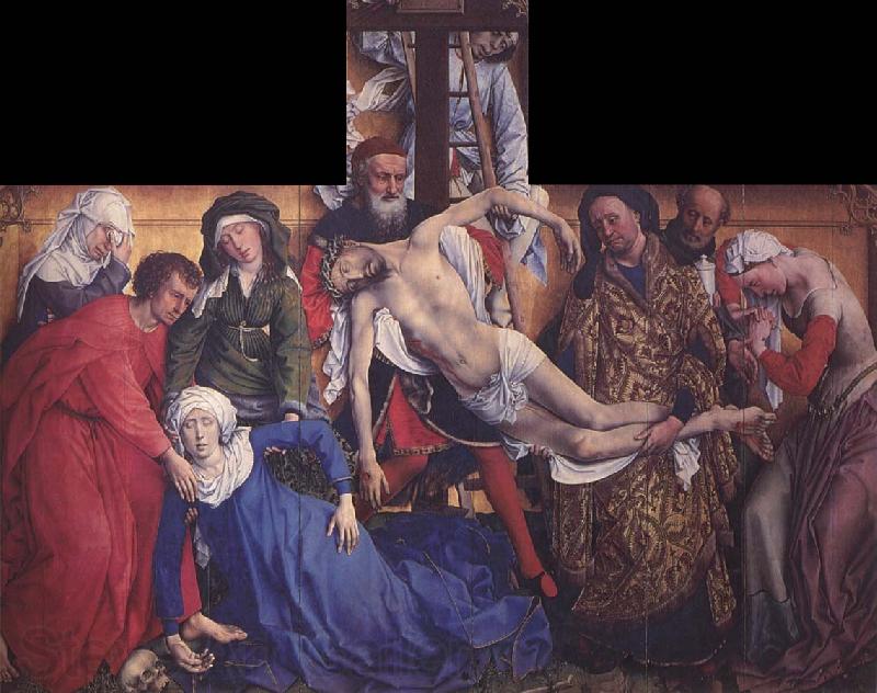 Rogier van der Weyden Korsnedtagningen Spain oil painting art